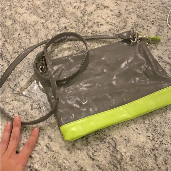 TOKYOBay Gray and Neon Purse - Picture 3 of 7